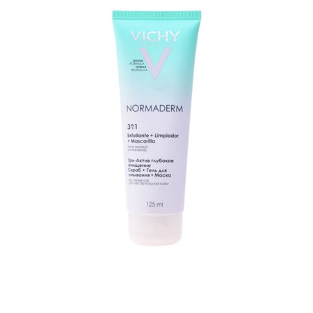 Esfoliante Viso 3 in 1 NORMADERM Vichy CVI103B2 (125 ml) (125 ml) di Vichy, Scrub - Rif: S0553169, Prezzo: 17,47 €, Sconto: %