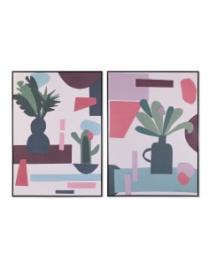 Painting Home ESPRIT Beach Mediterranean 120 x 4 x 80 cm (2 Units) | Tienda24 Tienda24.eu