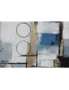 Pintura DKD Home Decor Abstrato Moderno 100 x 2,8 x 100 cm (2 Unidades) | Tienda24 Tienda24.eu