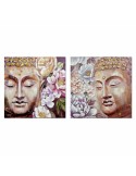 Cadre DKD Home Decor Buda 80 x 3 x 80 cm Oriental (2 Unités) | Tienda24 Tienda24.eu