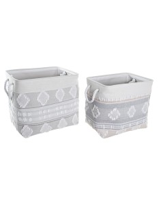 Conjunto de Cestas DKD Home Decor Colonial (34 x 33 x 26 cm) | Tienda24 Tienda24.eu