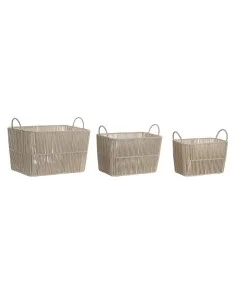 Cesta Multiusos Privilege Zostera marina Quadrado 12 x 12 x 7 cm (24 Unidades) | Tienda24 Tienda24.eu