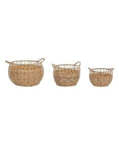 Cesta Multiusos Con ruedas Blanco Plástico 17,5 x 26 x 46 cm (12 Unidades) | Tienda24 Tienda24.eu