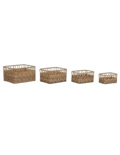 Multi-purpose basket Privilege Seagrass Circular 13 x 7 cm (24 Units) | Tienda24 Tienda24.eu