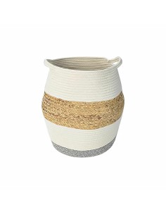 Cestino DKD Home Decor Naturale 30 x 30 x 40 cm Bianco Fibra naturale da DKD Home Decor, Scatole e cassapanche - Ref: S303918...