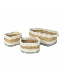 Caixa Decorativa DKD Home Decor Fibra natural 33 x 23 x 13 cm | Tienda24 Tienda24.eu