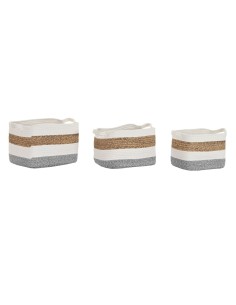 Multi-purpose basket Privilege Seagrass Circular 13 x 7 cm (24 Units) | Tienda24 Tienda24.eu