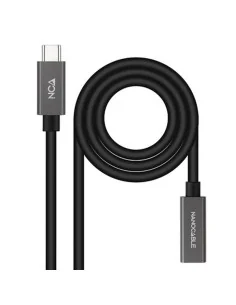 Adaptador USB C a VGA Lanberg AD-UC-HD-01 Negro | Tienda24 Tienda24.eu