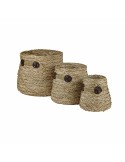 Basket set DKD Home Decor Seagrass (30 x 30 x 28 cm) | Tienda24 Tienda24.eu