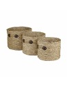 Basket set DKD Home Decor Seagrass (35 x 35 x 28 cm) | Tienda24 Tienda24.eu