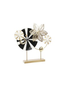 Wall Decoration DKD Home Decor 89 x 4,5 x 97 cm Abstract Black Golden Modern | Tienda24 Tienda24.eu