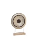 Statua Decorativa DKD Home Decor Beige Ferro Cerchi (39 x 12 x 55 cm) da DKD Home Decor, Soprammobili - Ref: S3039321, Precio...