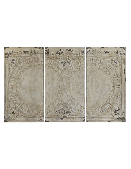 Decoración de Pared DKD Home Decor Beige Neoclásico 178 x 4 x 112 cm (3 Piezas) | Tienda24 Tienda24.eu