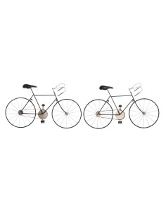 Statua Decorativa DKD Home Decor 78 x 2,5 x 45 cm Bicicletta Vintage (2 Unità) da DKD Home Decor, Soprammobili - Ref: S303940...