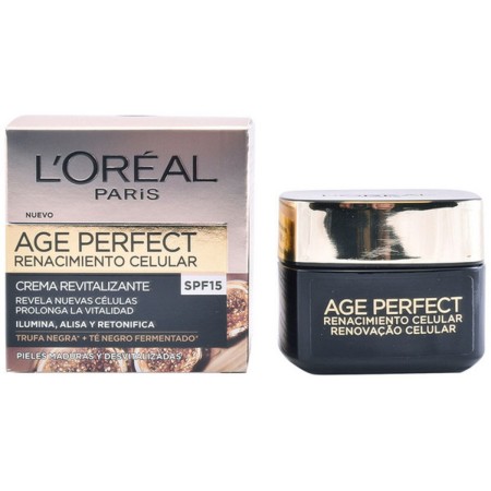 Crème de jour nourrissante L'Oreal Make Up Age Perfect SPF 15 (50 ml) (50 ml) de L'Oreal Make Up, Hydratants - Réf : S0556985...