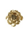 Wall Decoration DKD Home Decor Golden Flower 19,5 x 5,5 x 19,5 cm | Tienda24 Tienda24.eu