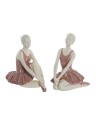 Deko-Figur DKD Home Decor Romantisch Ballett-Tänzerin 16 x 11 x 17 cm (2 Stück) | Tienda24 Tienda24.eu