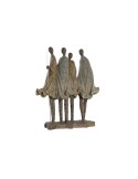 Deko-Figur DKD Home Decor Afrikanerin Harz Bunt (33,5 x 14,5 x 41 cm) | Tienda24 Tienda24.eu