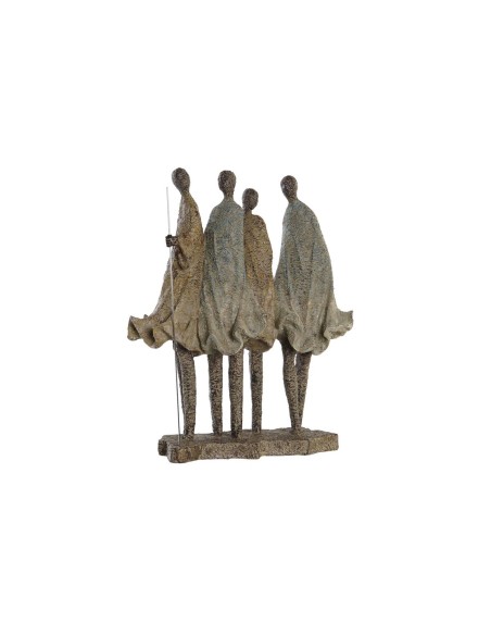 Deko-Figur DKD Home Decor Afrikanerin Harz Bunt (33,5 x 14,5 x 41 cm) | Tienda24 Tienda24.eu