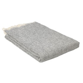 Blanket Alexandra House Living Atika Grey 180 x 260 cm by Alexandra House Living, Blankets and bedcovers - Ref: D1602396, Pri...