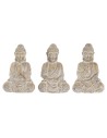 Figurine Décorative DKD Home Decor 30,5 x 24 x 45 cm Doré Marron Buda Oriental (3 Pièces) | Tienda24 Tienda24.eu