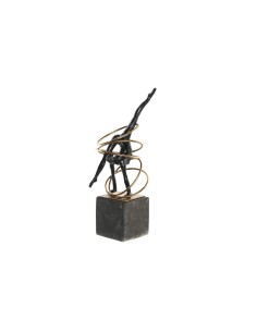 Escultura Máscara Marrón Negro 17,8 x 10 x 43,7 cm | Tienda24 Tienda24.eu