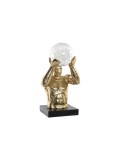 Figura Decorativa DKD Home Decor Negro Dorado Resina Hombre Moderno (17 x 16 x 31,5 cm) | Tienda24 Tienda24.eu