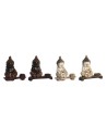 Decorative Figure DKD Home Decor 22 x 8,2 x 23 cm Red Beige Buddha Oriental (4 Pieces) | Tienda24 Tienda24.eu