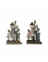 Deko-Figur DKD Home Decor 24 x 11,5 x 34 cm Bunt Familie (2 Stück) | Tienda24 Tienda24.eu