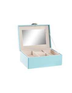 Caja-Joyero Versa Sansa 11 x 32 x 32 cm Madera MDF | Tienda24 Tienda24.eu