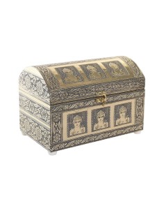 Jewelry box Versa Sansa 11 x 32 x 32 cm MDF Wood | Tienda24 Tienda24.eu