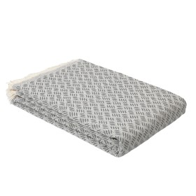 Decke Alexandra House Living Tinto Grau 225 x 260 cm von Alexandra House Living, Wohn- & Kuscheldecken - Ref: D1602405, Preis...