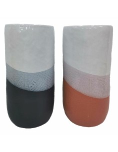 Vaso DKD Home Decor Tricolore 13 x 13 x 25 cm Dolomite (2 Unità) da DKD Home Decor, Vasi - Ref: S3039935, Precio: 26,97 €, De...