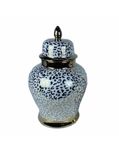 Vase DKD Home Decor Noir Résine Moderne (35 x 35 x 90 cm) | Tienda24 Tienda24.eu