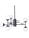 Suspension DKD Home Decor Verre Noir (76.2 x 76.2 x 40.64 cm) | Tienda24 Tienda24.eu