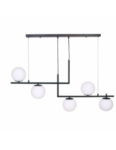 Suspension DKD Home Decor Gris 220 V 50 W (33 x 33 x 40 cm) | Tienda24 Tienda24.eu