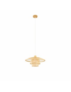 Lampadario DKD Home Decor Naturale Bambù 50 W 40 x 40 x 17 cm da DKD Home Decor, Plafoniere - Ref: S3040115, Precio: 53,20 €,...