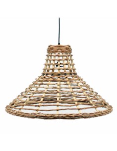 Suspension DKD Home Decor Argenté Marron Fer Bois de manguier 50 W (43 x 43 x 31 cm) | Tienda24 Tienda24.eu