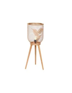 Tischlampe Romimex natürlich Rattan 30 x 30 x 15 cm | Tienda24 Tienda24.eu