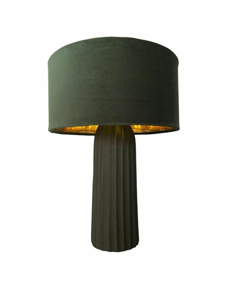 Lampe de bureau DKD Home Decor Velours Aluminium Vert (26 x 26 x 37 cm) | Tienda24 Tienda24.eu