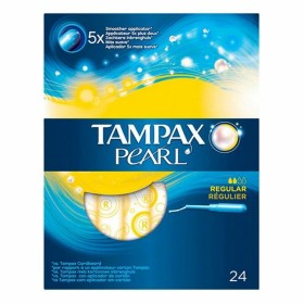 Pack of Tampons Pearl Regular Tampax Tampax Pearl (24 uds) 24 uds by Tampax, Tampons - Ref: S0560876, Price: 6,58 €, Discount: %