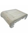 Side table DKD Home Decor White Mango wood 89 x 63,5 x 25,4 cm | Tienda24 Tienda24.eu