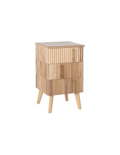 Table de Nuit Naturel Bambou 48 x 36 x 66 cm | Tienda24 Tienda24.eu