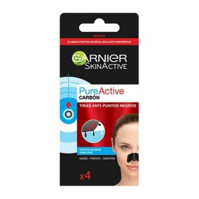 Tiras de Limpeza de Poros Pure Active Carbon Garnier (4 uds) de Garnier, Tiras - Ref: S0566406, Preço: 8,08 €, Desconto: %