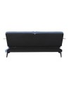 Sofá Cama DKD Home Decor Negro Azul Metal Marrón Poliéster Madera de eucalipto (203 x 87 x 81 cm) | Tienda24 Tienda24.eu