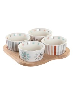 Tablett für Snacks Viejo Valle Bayahibe Melamine Rot 32,5 x 26,5 x 0,5 cm (4 Stück) | Tienda24 Tienda24.eu