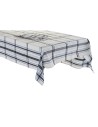 Tablecloth and napkins DKD Home Decor 250 x 150 x 0,5 cm Beige Blue | Tienda24 Tienda24.eu