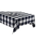 Nappe et serviettes de table DKD Home Decor 150 x 150 x 0,5 cm Bleu Blanc | Tienda24 Tienda24.eu