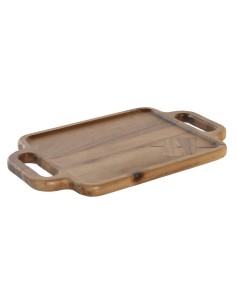 Tabla de cortar 21 x 40,5 x 3 cm Blanco Madera de mango | Tienda24 Tienda24.eu