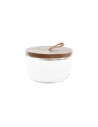 Set di 2 Barattoli DKD Home Decor 20,5 x 10,5 x 7 cm Cristallo Marrone Trasparente Acacia 240 ml da DKD Home Decor, Conservaz...